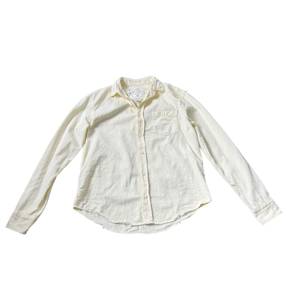 Frank & Eileen Luke Shirt Lemon Yellow